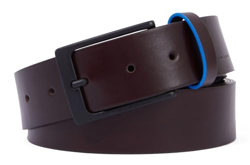 Piquadro Cintura Blue Square Revamp 35H Con Ardiglione Cu6183B2V Mogano