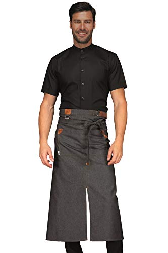 Isacco - Grembiule Vita Tennessee Tessuto Jeans (Black Jeans)