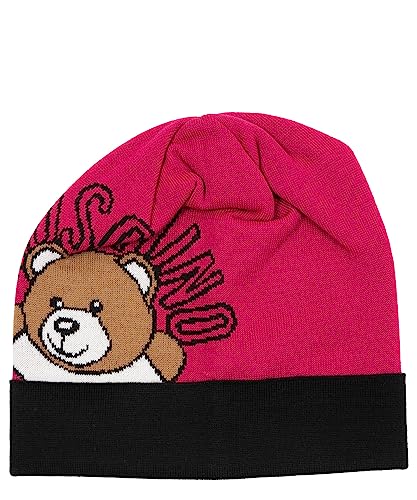Moschino Berretto Teddy Bear Donna Fuchsia
