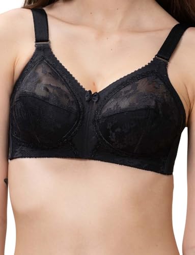 Triumph Donna Doreen X, Non-Wired Bra, Black, 3E