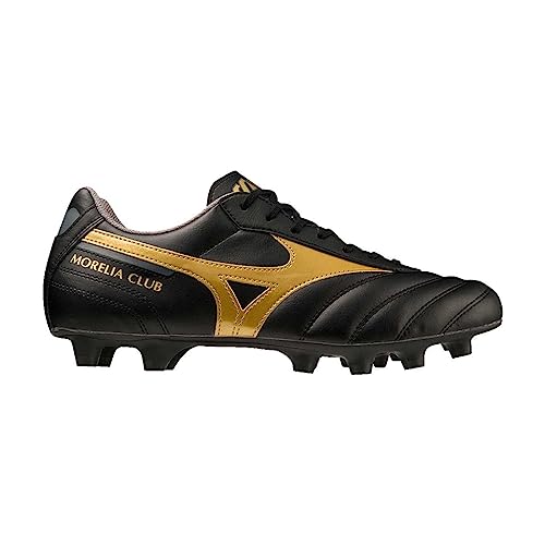 Mizuno Morelia Ii Club, Scarpe Da Football, Unisex - Adulto, Black/Gold (Numeric_40)
