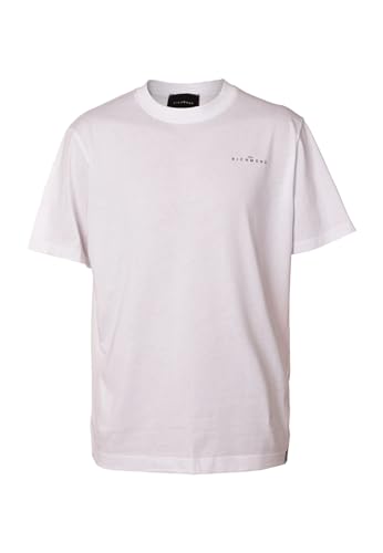 John Richmond T-Shirt Regular Fit In Cotone Traspirante Firmata Caratterizzata Da Collo Rotondo E Maniche Corte Vestibilità Regolare Bianco Xl