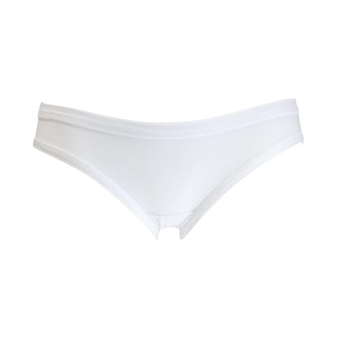 Cotonella Slip Mini Donna Cotone Bielastico Art. 3362 Conf. 3Pz (2/S Eu-38 F-40, Bianco)