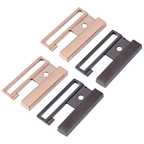 Soimiss 2Pcs Fibbie A Scorrimento In Metallo Bottoni Tri-Glide Chiusure Rettangolo Fettuccia Slider Accessori Per Vestiti Regali Per Tracolla Cintura 