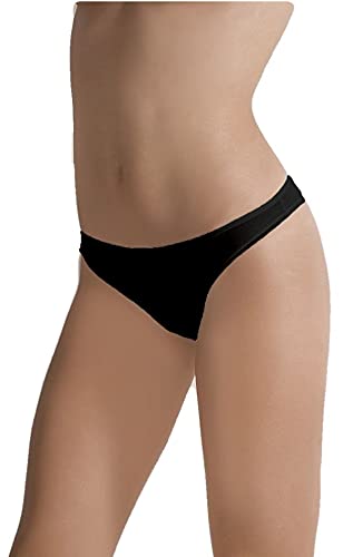 Cotonella 3 Pezzi Slip Brasiliana Donna L'Altra 3942 In Cotone Bielastico, Nero 2/S