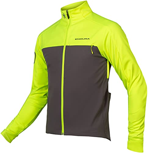 Endura Windchill Giacca, Nero, Hi-Viz Giallo 20, Xl