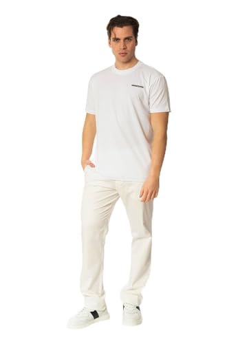 John Richmond T-Shirt Otoshi Regular Fit In Cotone Elastico Traspirante Firmata Caratterizzata Da Collo Rotondo E Maniche Corte Vestibilità Regolare B