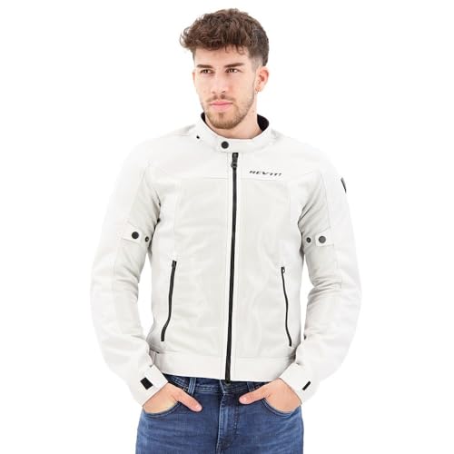 Revit Giacca Da Moto Eclipse 2, Colore Argento, L