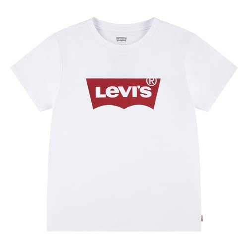 Levi'S Lvg Batwing Tee 4Ek825 T-Shirt, Red/White, 12 Years Bambina