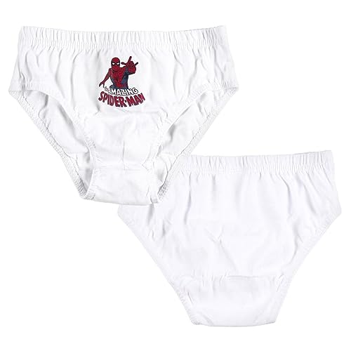 Spiderman Confezione Di Slip Half, Multicolor, 6-8 Anni Unisex Kids