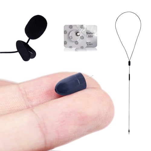 Pingaoculto Auricolari Spia Esami Vpum Mini Auricolare Invisibile Nascosto Microfono Cavo Per Telefono - Micro Cuffie Invisibili Piccolo Orecchio Copi
