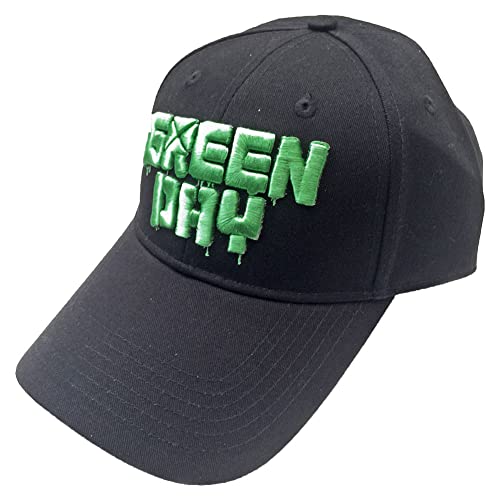 Green Day Unisex Baseball Cap: Dripping Logo