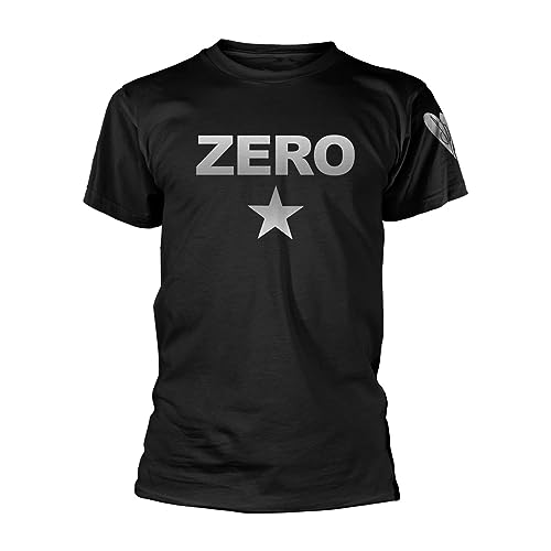 The Smashing Pumpkins - Maglietta "Zero", Colore: Nero, Nero, S