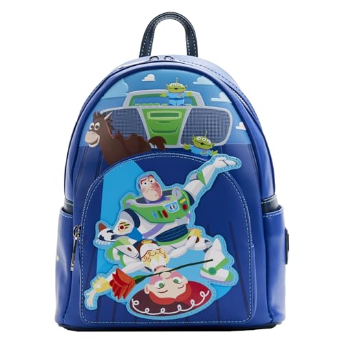 Loungefly Disney Pixar Moments Toy Story Jesse And Buzz,Borsa A Tracolla Da Donna Con Doppia Tracolla, Multicolore, Taglia Unica, One Size, Pixar Mome