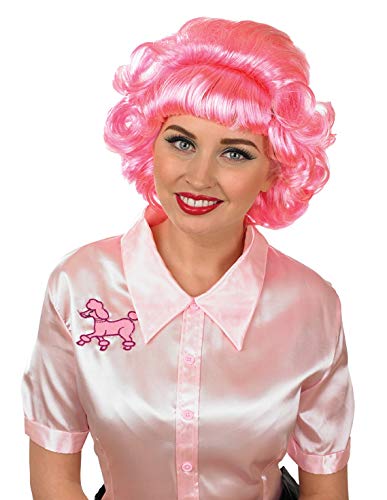 Fun Shack Parrucca Anni 50 Rosa, Parrucca Anni 50 Donna, Parrucca Donna Anni 50, Parrucca 50 Anni Donna, Accessori Anni 50 Donna, Parrucche Rosa, Parr