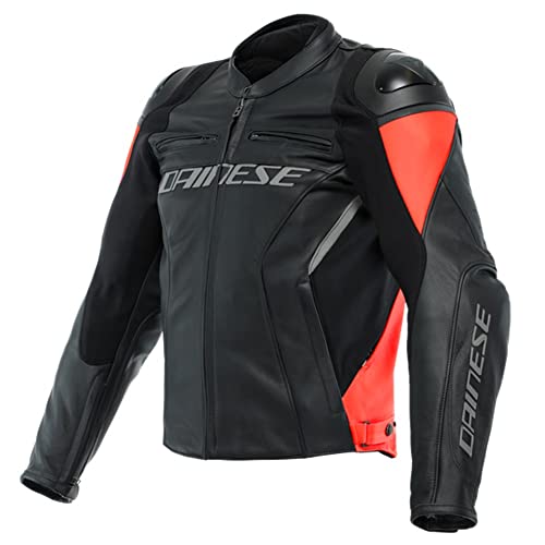 Dainese Racing 4 Giacca In Pelle Per Moto Nero/Rosso 50