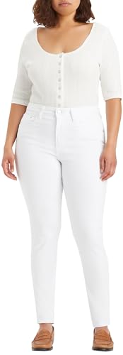 Levi'S 721 High Rise Skinny, Jeans, Donna, Western White, 28W / 28L