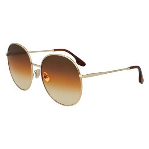 Victoria Beckham Vb224S 47943 Occhiali, 708 Gold Brown Orange, 59 Unisex-Adulto