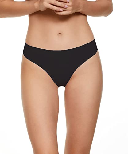 Jadea 6 Pezzi Slip Brasiliana Donna 8015 Cotone Elasticizzato Con Delicato Ricamo Semitrasparente. Nero 4/M