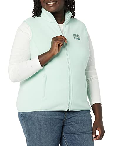 Amazon Essentials Disney | Marvel | Star Wars | Princess Gilet In Pile Donna, Marvel Comic Logo, M