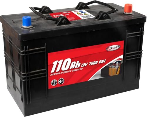 Batteria Per Autocarro E Trattori 110Ah 12V 750A Polo Positivo Destro