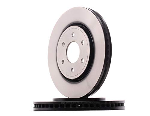 2X Trw Disco Freno Df6416 Vorne Per Nissan Np300 Navara Pickup (D40)