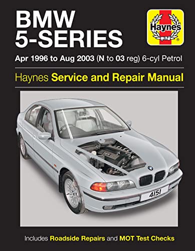 Bmw 5-Series 6-Cyl Petrol (April 96 - Aug 03) Haynes Repair Manual: 96-03