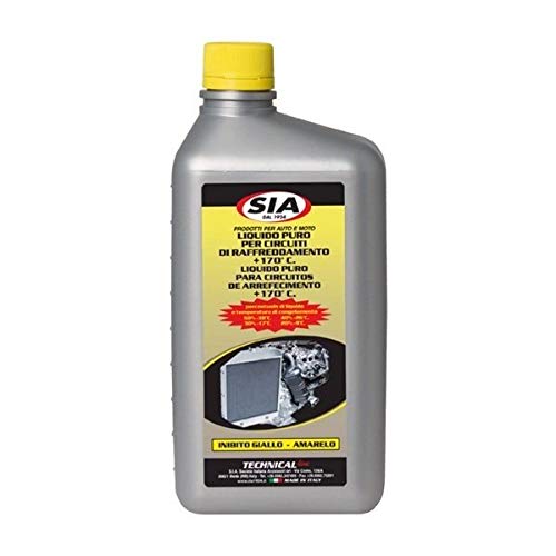 Sia Antigelo Puro Inibito Giallo +170° Per Circuiti Raffreddamento Auto Moto