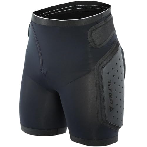Dainese Action Shorts Evo, Protezione Da Sci Unisex – Adulto, Black/White, S