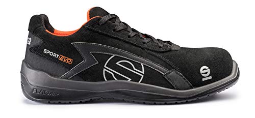 Sparco S0751641Nrnr Sport Evo Scarpe, Colore: Nero, Taglia 41