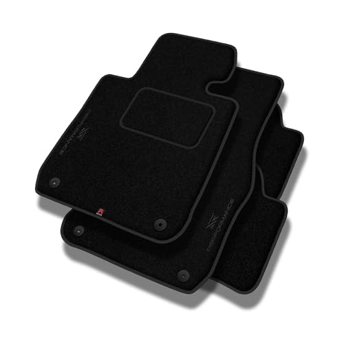 Performance Tappetini Tappetini Auto In Velluto Personalizzati Per Chevrolet Captiva I 2006-2018 - Standard, Traforato, Nero -Ricamo Cnc Preciso, Pipi