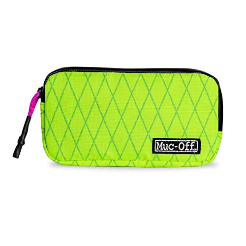Muc-Off Rainproof Essentials Case - Borsa Bici Neon In Poliestere 900D Idrorepellente - Borsa Porta Attrezzi Per Bici Ideale Per La Conservazione Di T