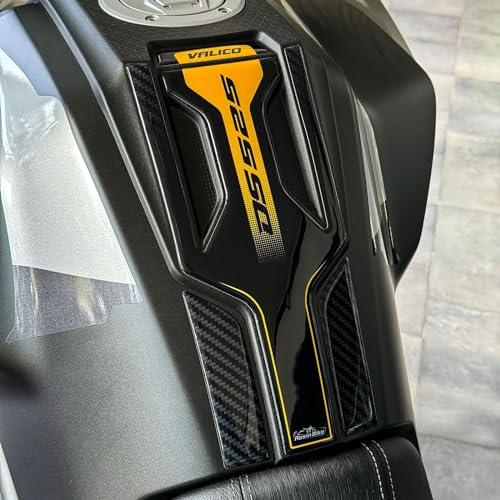 Resin Bike Adesivi Moto Compatibile Con Voge Valico 525 Dsx 2023-2024. Protezioni Paraserbatoio Da Urti E Graffi. Adesivi Resinati Con Effetto 3D Made