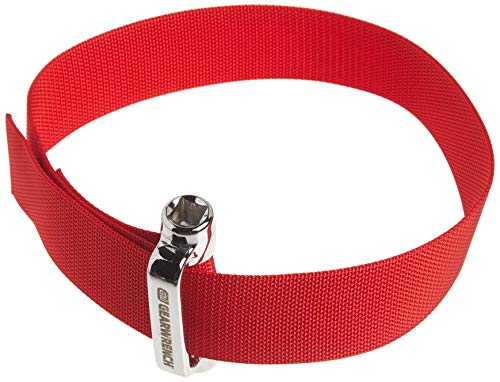 Gearwrench 3529D, Chiave A Cinghia Per Filtro Dell'Olio Per Impieghi Gravosi Da 3/8" E 1/2", Colore: Rosso