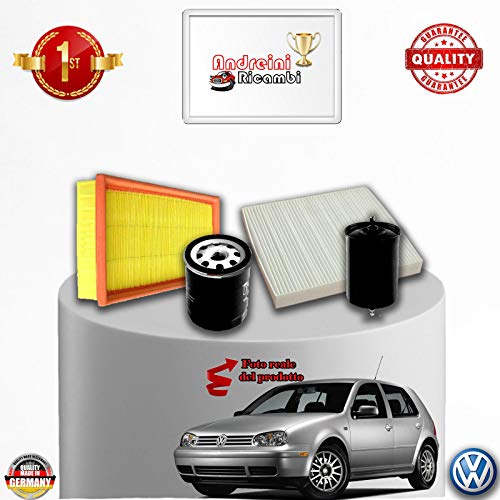 Kit Tagliando 4 Filtri Golf Iv 1.6 16V 77Kw 105Cv Dal 2001 -> 2007