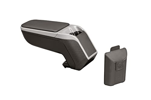 Rati Armster2 Bracciolo Centrale Adatto A Renault Zoe 2020- [Argento]I Con Vano Portaoggetti I Che Si Adatta Perfettamente Alla Console Centrale