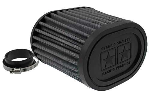 Racin Gluft Filtro Stage6 Drag Race, Airbox Bianco, 44 Mm + 49 Mm Connettore