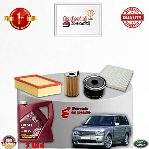Kit Tagliando Filtri + Olio Range Sport 2.7 Tdv6 140Kw Dal 2007 ->