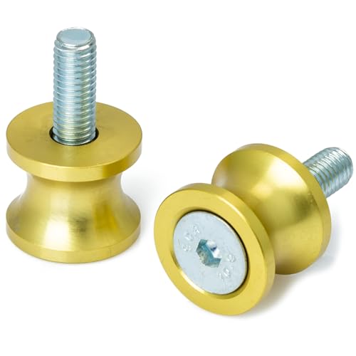 Coppia Supporti Cavalletto Moto Nottolini Accessori Alzamoto Vite M 12 Oro