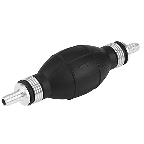 8Mm Pompetta Aspirazione Per Diesel Pompa Manuale Carburante Petrol Gasolio Pompa Lampadina Sifone Trasferimento Liquidi Benzina Fuel Per Automobile B
