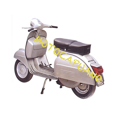 Kit Restauro Ricambi Vespa 125 Ts Manopole Strisce Pedana Bordo Scudo Fregi.