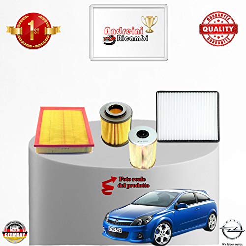 Kit Tagliando 4 Filtri Astra H Gtc Sw 1.7 Cdti 74Kw 100Cv Dal 2006 -> 2007