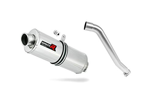 Xl 600 V Transalp Marmitta Racing Oval Dominator Exhaust Terminale Di Scarico Silenziatore 1987 1988 1989 1990 1991 1992 1993 1994 1995 1996 1997 1998