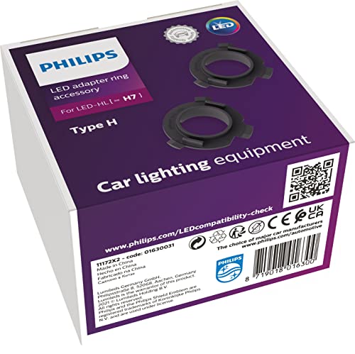 Philips Adattatori Tipo H Per Le Lampadine Led (H7)