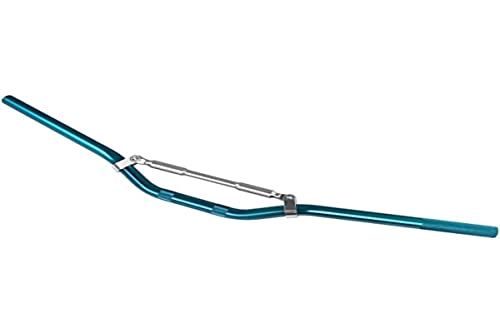 A Della Pro Universal Motorcycle Motor Bike Scooter Low High Unbraced Handle Bar Alloy Blue