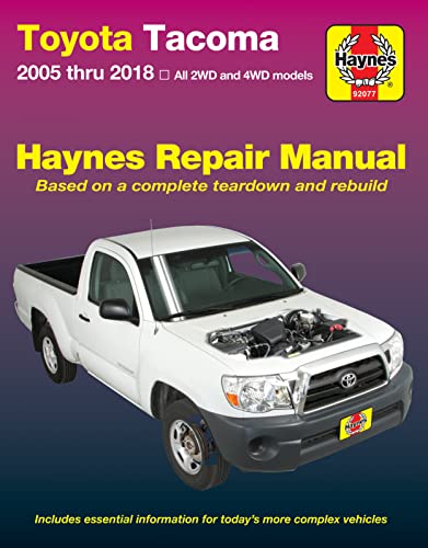 Toyota Tacoma 2005-2018 Haynes Repair Manual