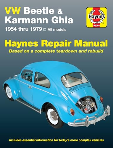 Vw Beetle & Karmann Ghia Automotive Repair Manual