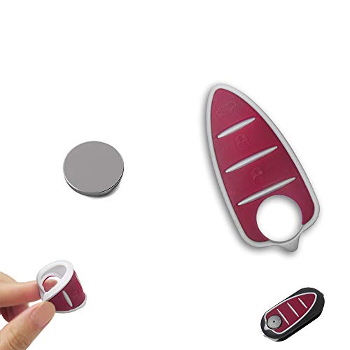 1Neismartech Tastiera Pad Pulsanti Gommino 3 Tasti Ricambio Compatibile Per Telecomando Guscio Cover Scocca Chiave Alfa Romeo Mito Giulietta 147 159 1