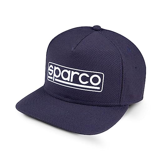 Sparco Cappello Stretch Blu Marino Baseball Standard Unisex Adulto