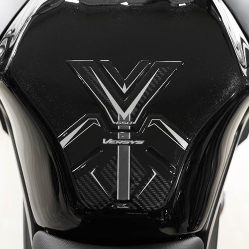 Resin Bike Adesivi Moto Compatibile Con Kawasaki Versys 650 2024. Protezioni Paraserbatoio Da Urti E Graffi. Adesivi Resinati Con Effetto 3D Made In I
